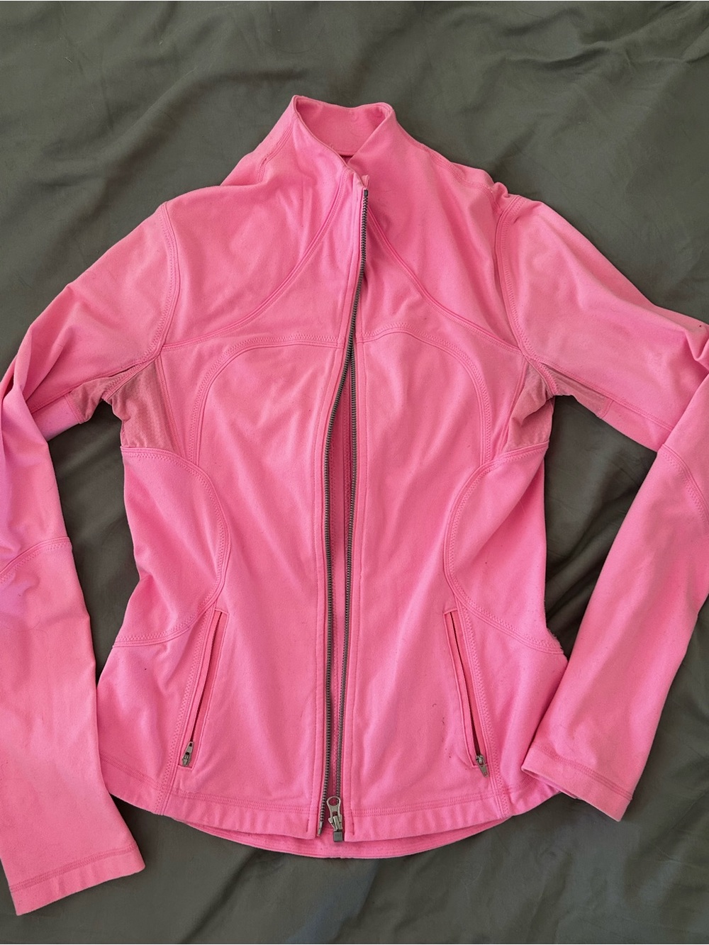 lululemon athletica Women's Pink Zip-Up Athletic Jacket